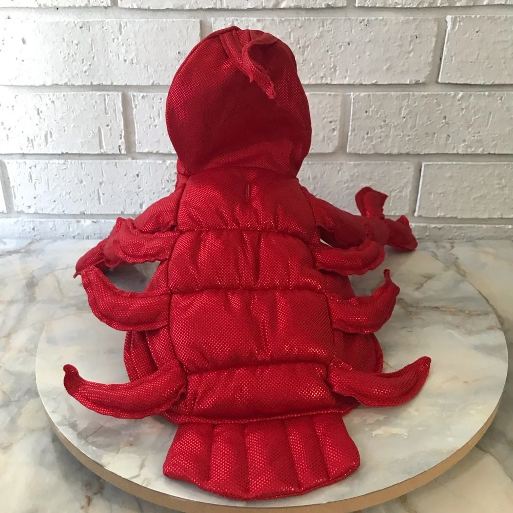 Red Lobster Dog Costume Size XS